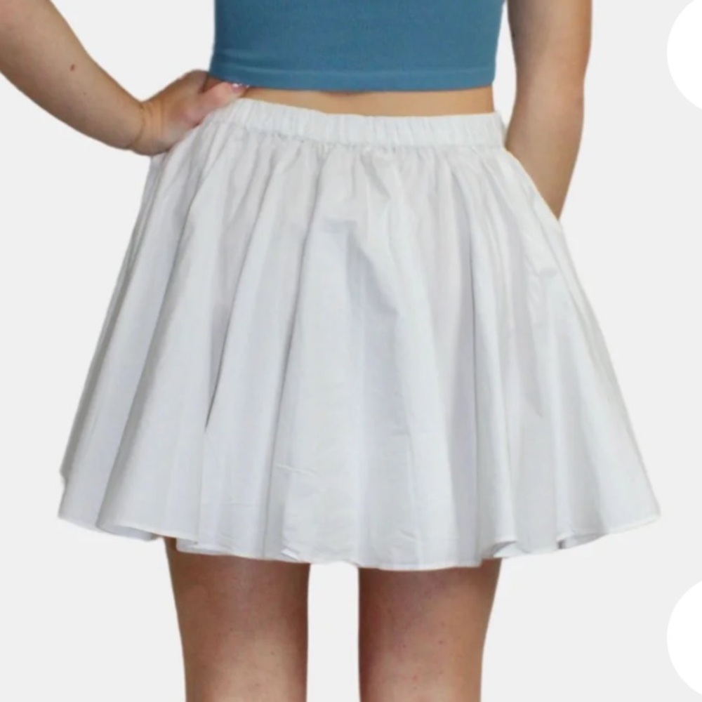 Free People Gaia Skirt white SIZE LARGE 1204 - Picture 4 of 7
